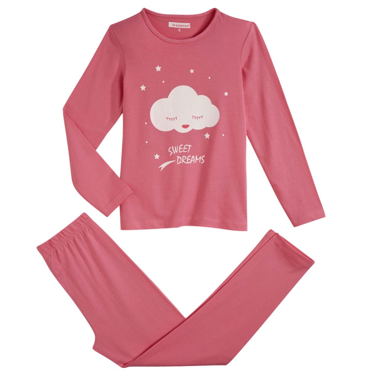 IN EXTENSO Pyjama manches longues en jersey fille 