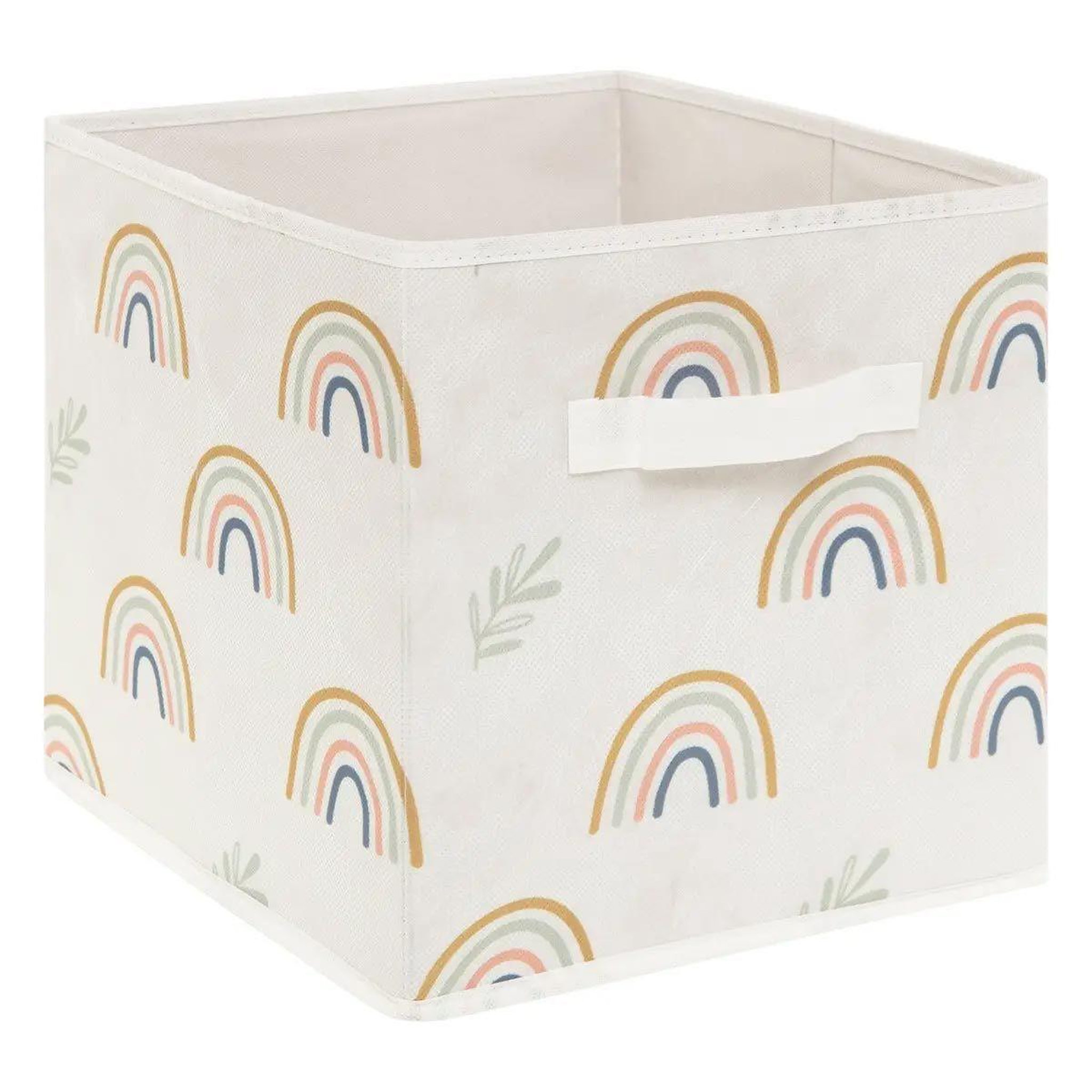 Voir la diapositive 2 : Atmosphera Kids Lot de 2 boîtes de rangement  arc-en-ciel  29cm vert