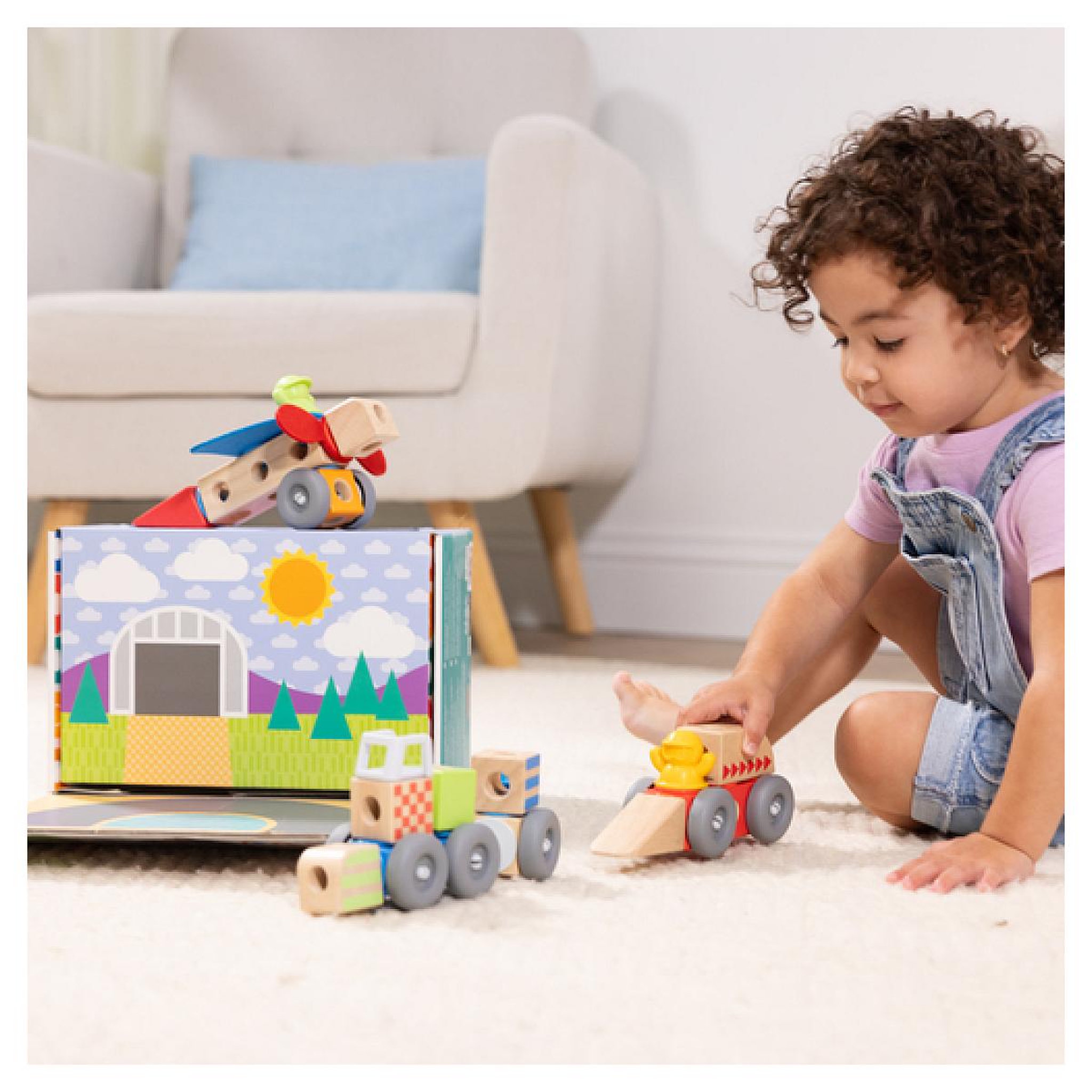 Voir la diapositive 2 : SpinMaster Les vehicules - 54 pieces - blockables