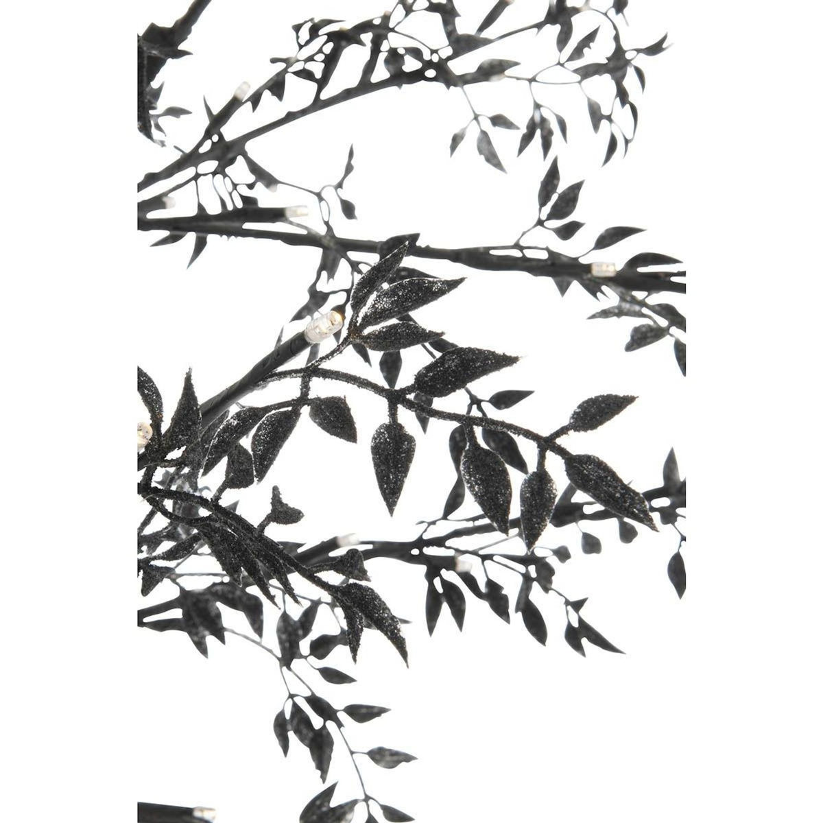 Paris Prix Arbre Décoratif Led  Feuilles Paillettes  250cm Noir