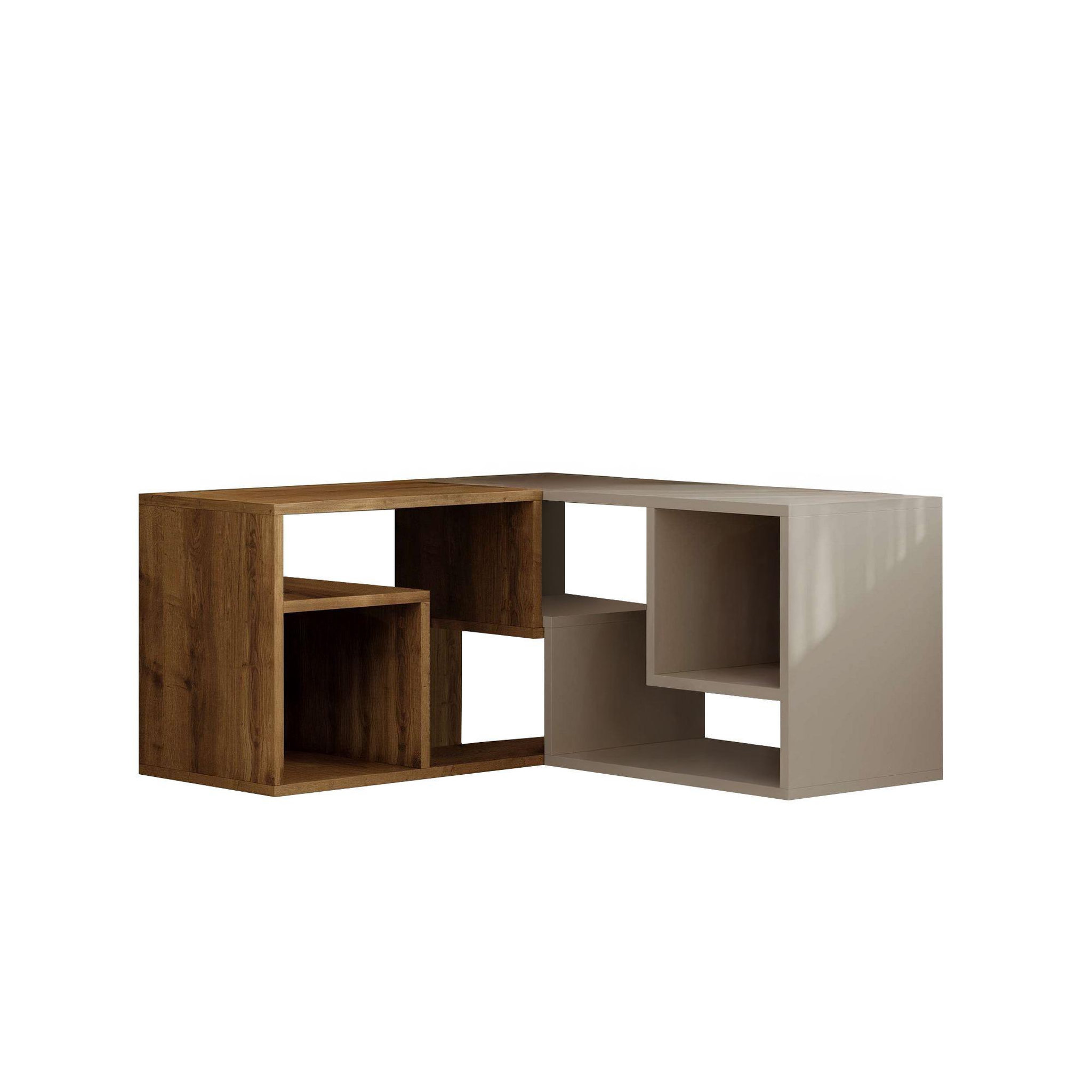 Habitat et Jardin Meuble tv modulable en bois  glis  - 145 x 35 x 44 cm - beige