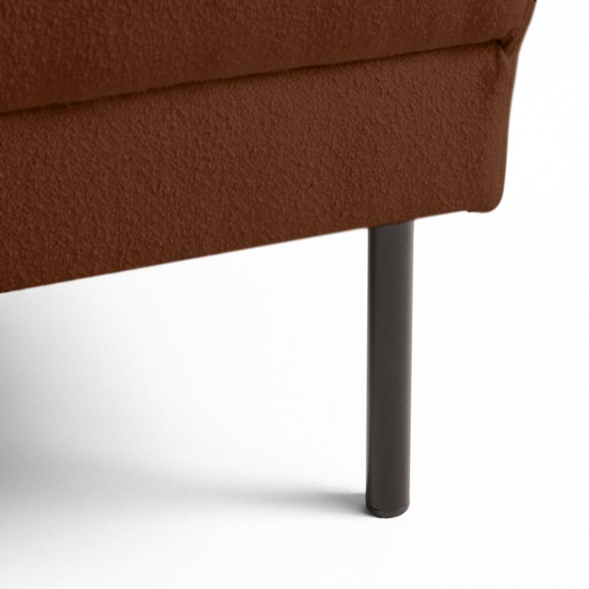 Voir la diapositive 4 : LISA DESIGN Charlie - pouf - pieds hauts - en tissu