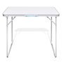 Voir la diapositive 3 : VIDAXL Table pliable de camping avec cadre metallique 80x60 cm