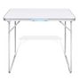 Voir la diapositive 3 : VIDAXL Table pliable de camping avec cadre metallique 80x60 cm