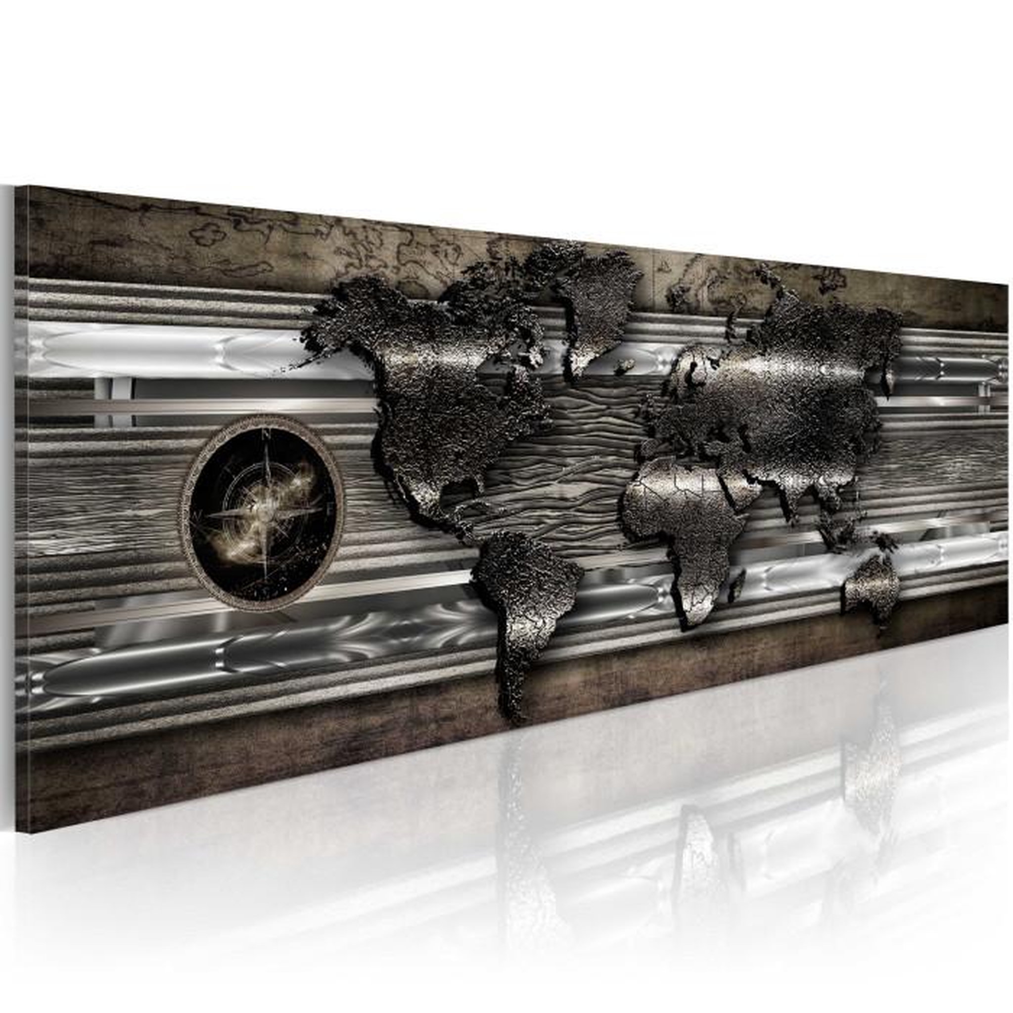Paris Prix Tableau Imprimé  Metalic Map. Coloris disponibles : Multicolore