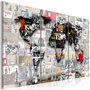 Voir la diapositive 1 : Paris Prix Tableau Imprimé  Modern World's Map