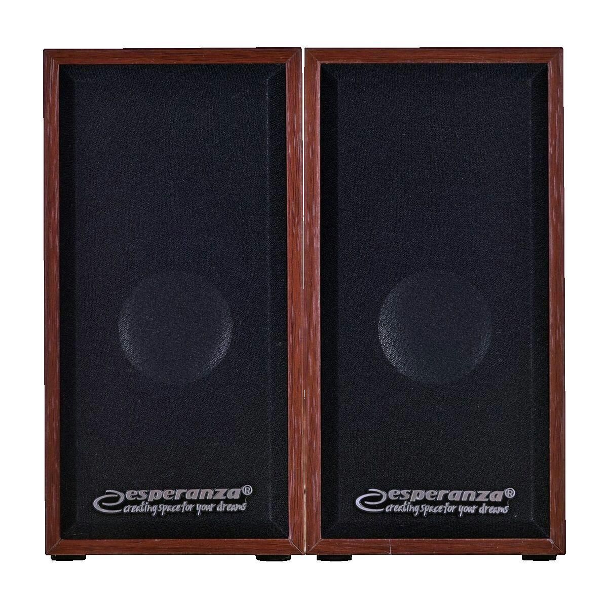 ESPERANZA Enceintes PC Esperanza EP122 FOLK Bois
