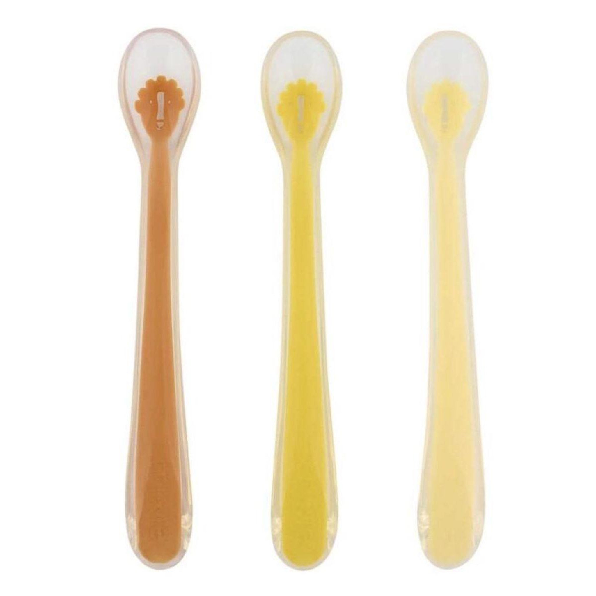 Trixie Cuilleres d alimentation pour bebe - 3 pack mr lion
