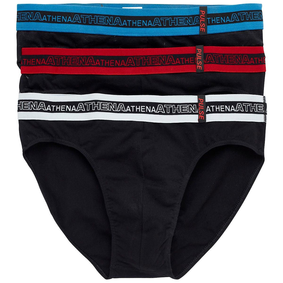 ATHENA Lot de 3 slips en coton