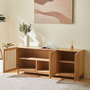 Voir la diapositive 4 : HOMIFAB Buffet 3 portes bois/frêne 160 cm - Umea