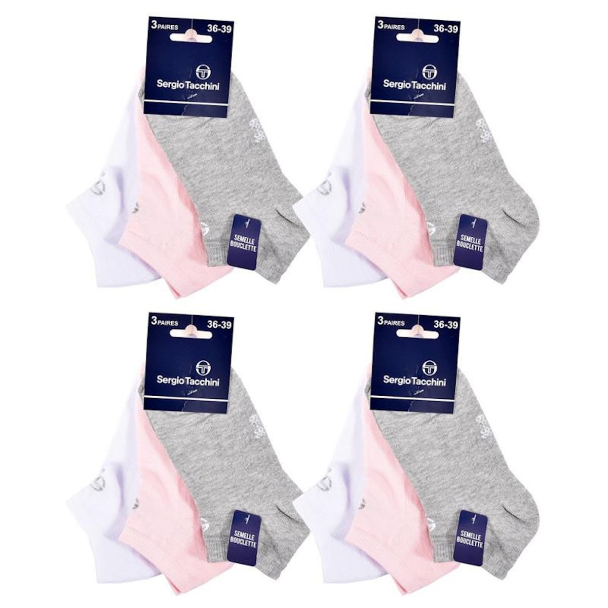 SERGIO TACCHINI Chaussettes Enfant SNEAKER SERGIO TACCHINI Lot de 12