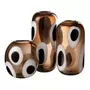 Paris Prix Vase Design en Verre  Izzy  37cm Marron