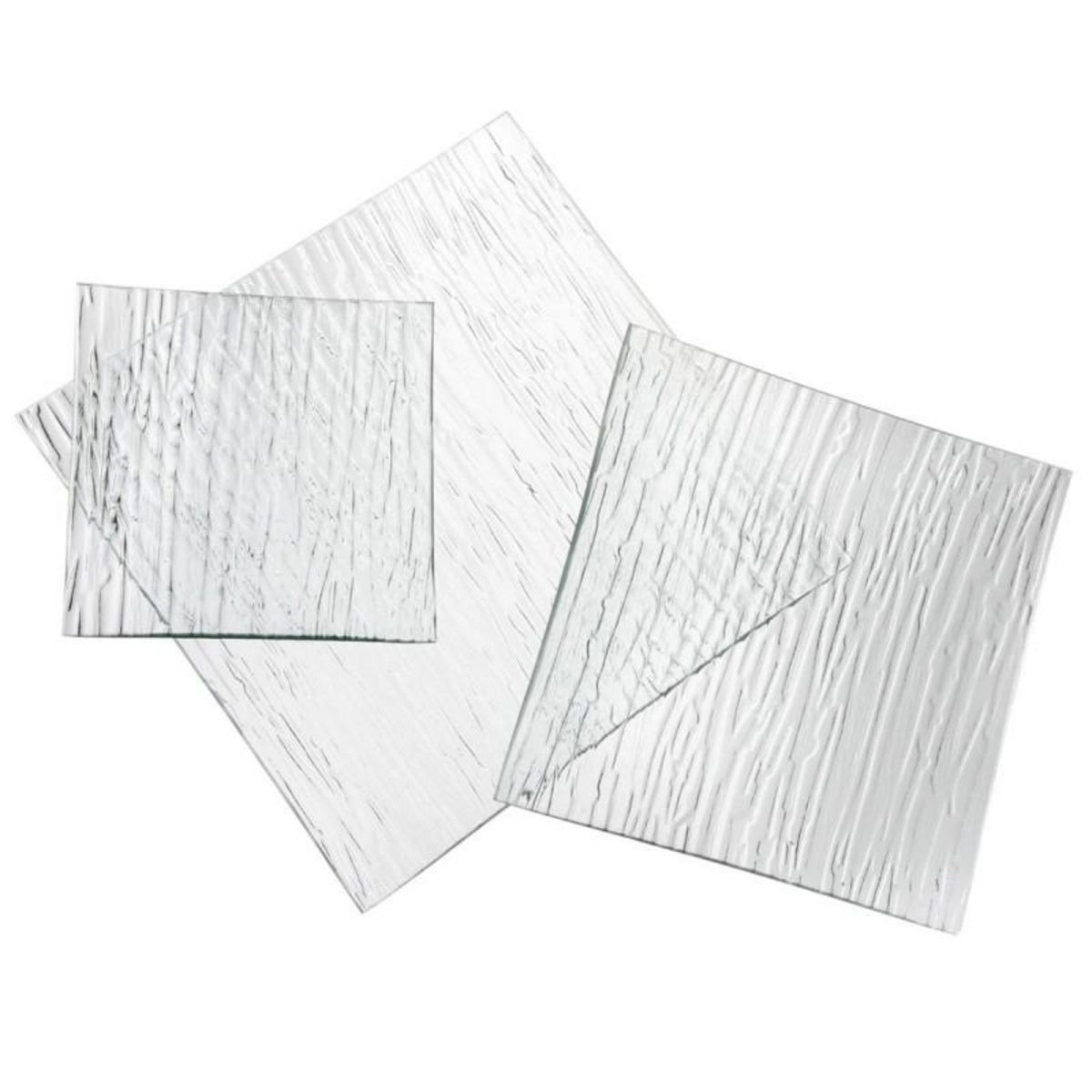  Service de Table 18 Pièces  Strié  Transparent