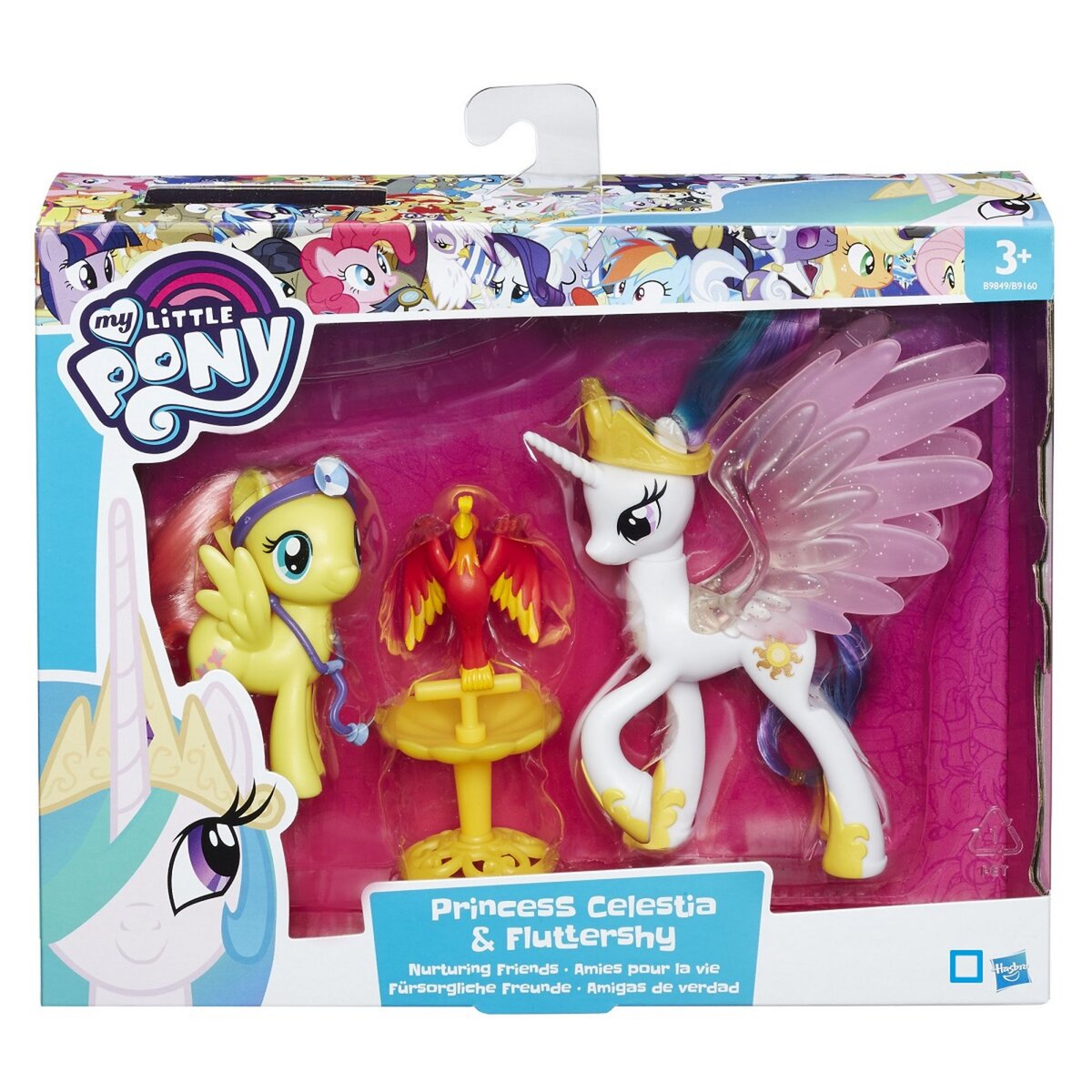 HASBRO Pack 2 poney - My Little Pony - Princess Celestia et Fluttershy