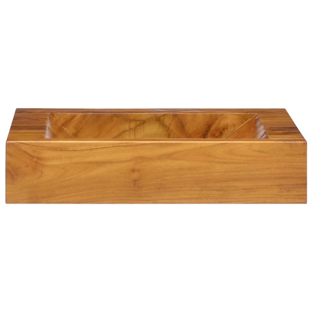 VIDAXL Lavabo Bois de teck massif 50x35x10 cm