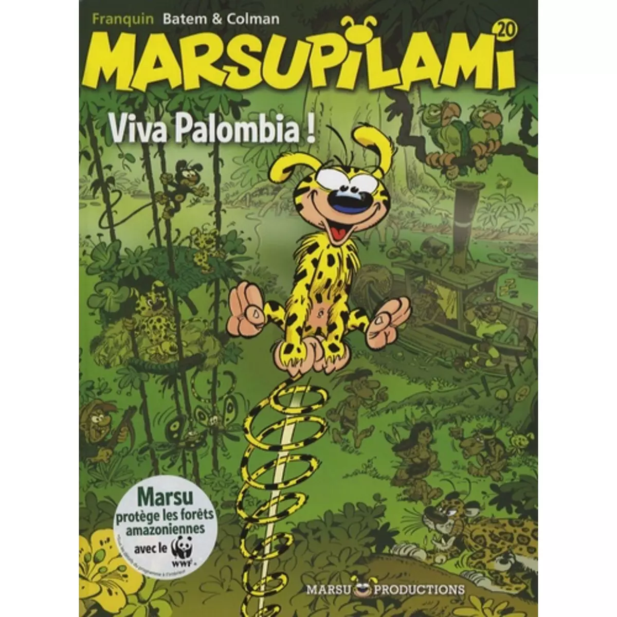  MARSUPILAMI TOME 20 : VIVA PALOMBIA !, Colman