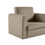 Voir la diapositive 4 : BEST MOBILIER Marilia - fauteuil - convertible déplimousse - en velours côtelé