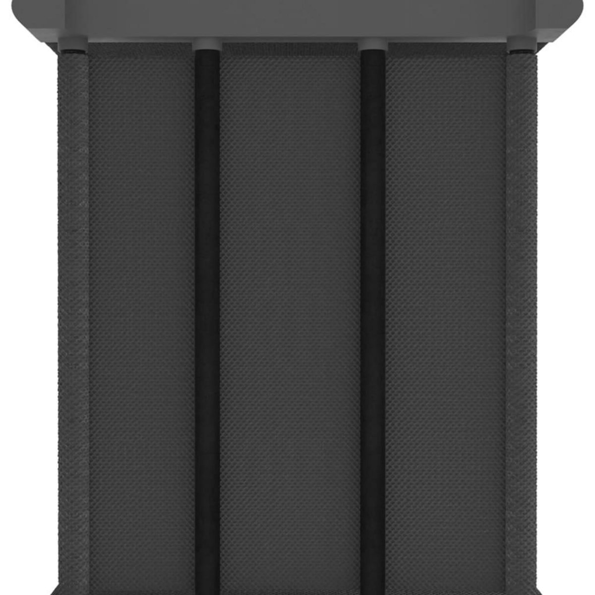 VIDAXL Etagere d'affichage 4 cubes Gris 69x30x72,5 cm Tissu