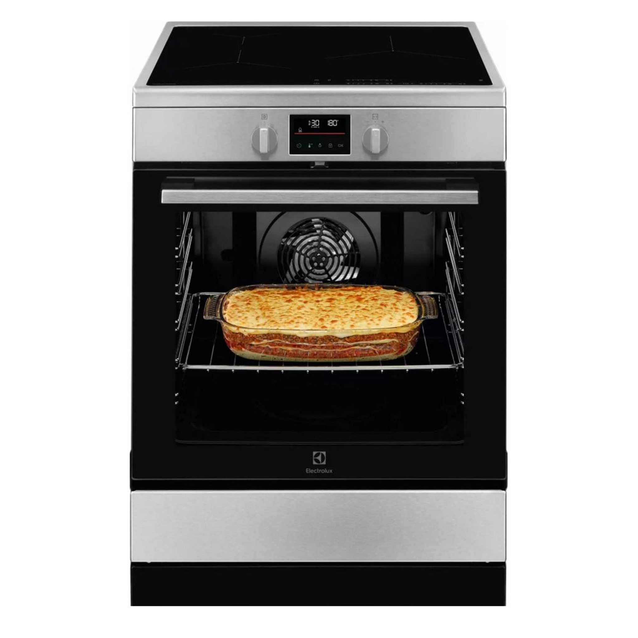 ELECTROLUX Cuisinière induction 73l 3 feux inox - lki64890cx