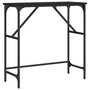 Voir la diapositive 2 : VIDAXL Table console noir 75x32x75 cm bois d'ingenierie