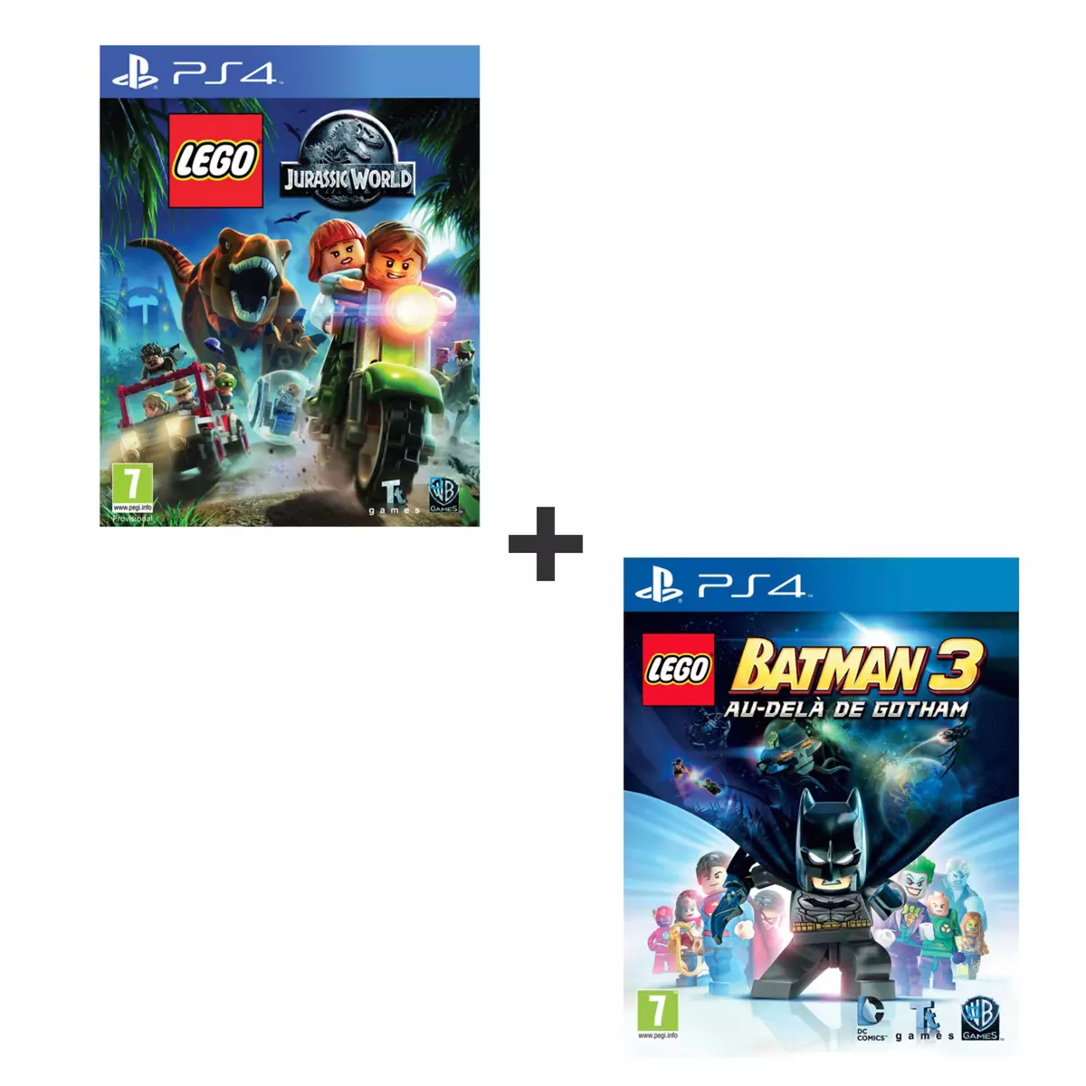 LEGO Jurassic World + Lego Batman 3 PS4