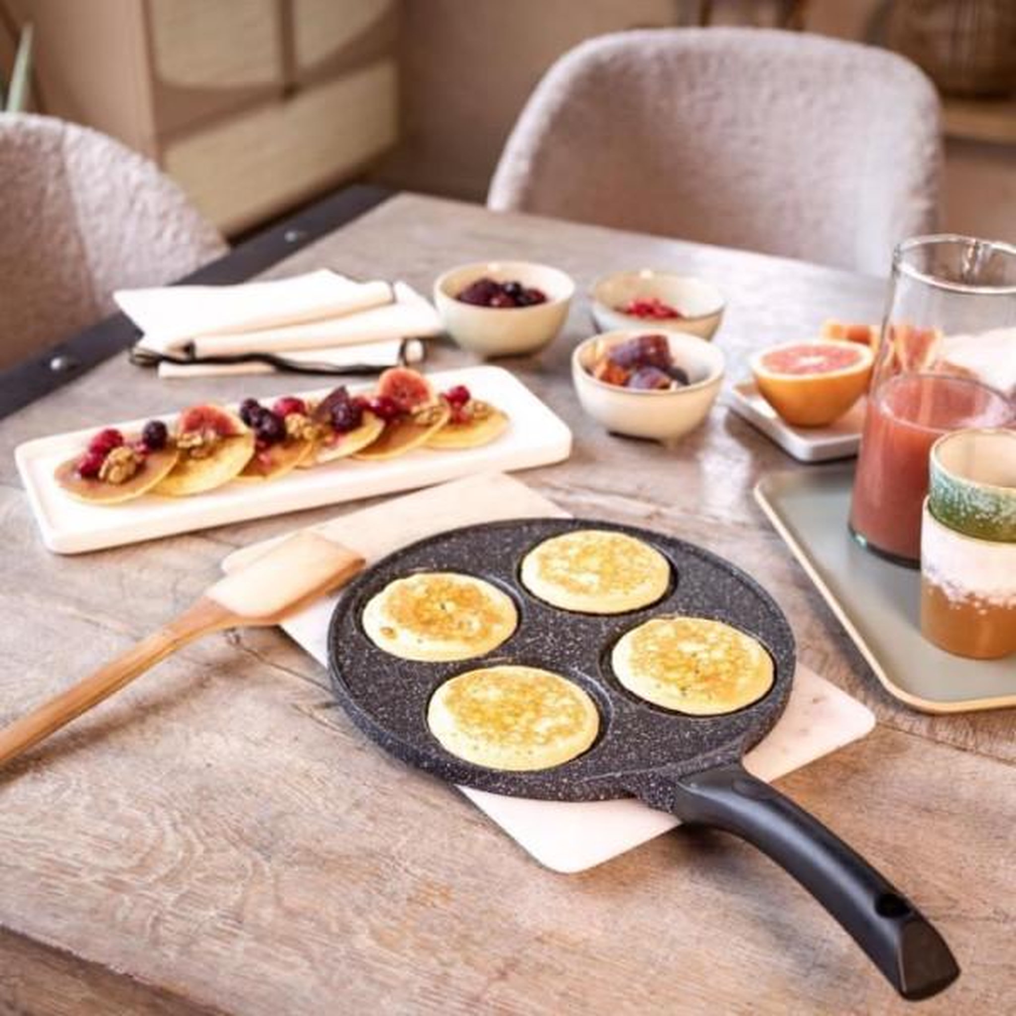 Voir la diapositive 6 : LIVOO Poêle à pancake 26cm - mep148