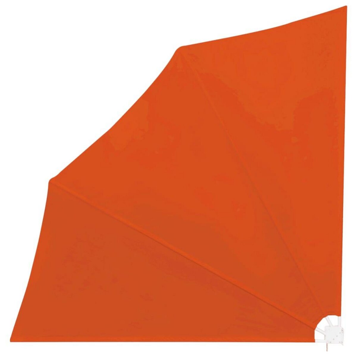 VIDAXL Auvent lateral pliable de balcon Terre cuite 140x140 cm