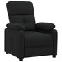 Voir la diapositive 2 : VIDAXL Fauteuil inclinable Noir Tissu