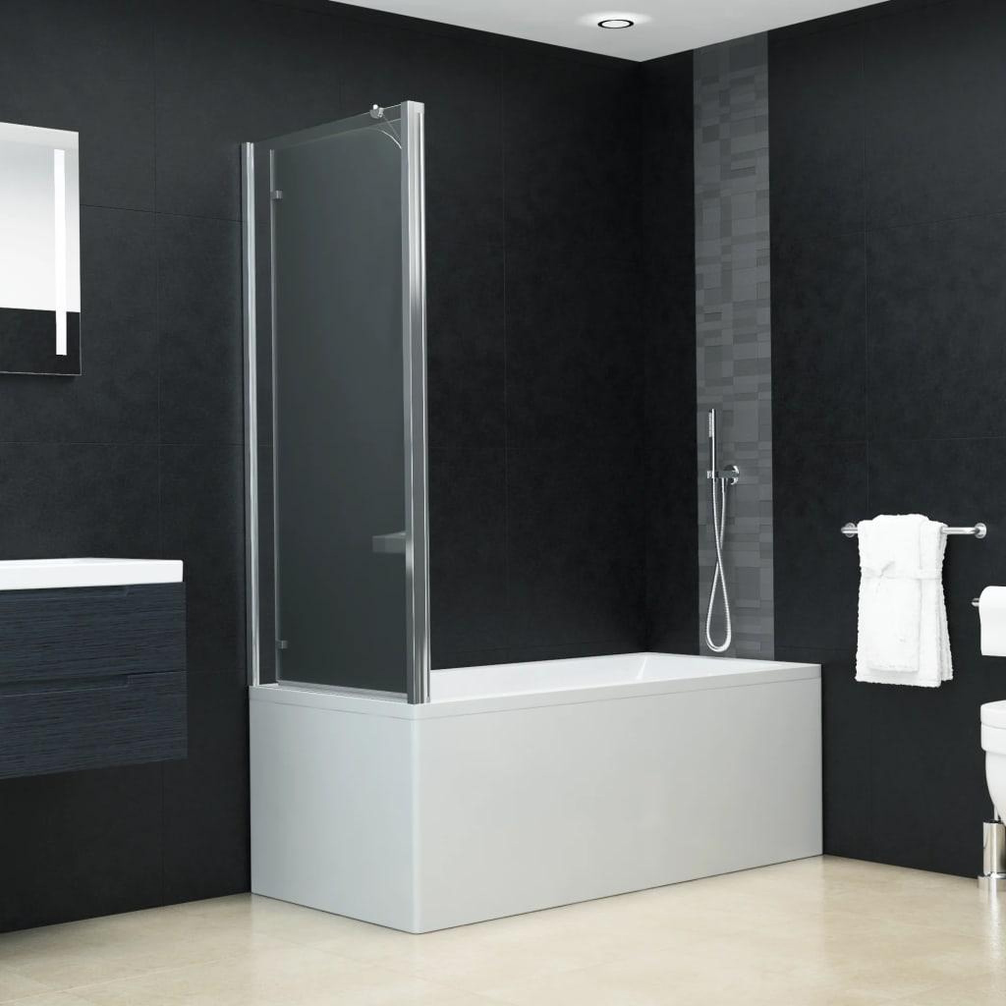 Voir la diapositive 4 : VIDAXL Cabine de douche pliante esg 120x68x130 cm