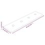 Voir la diapositive 6 : VIDAXL Panneaux muraux 12 pcs Marron 60x15 cm Similicuir 1,08 m^2