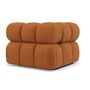 Voir la diapositive 4 : LISA DESIGN Ruby - module d'assise d'angle gauche en velours texturé