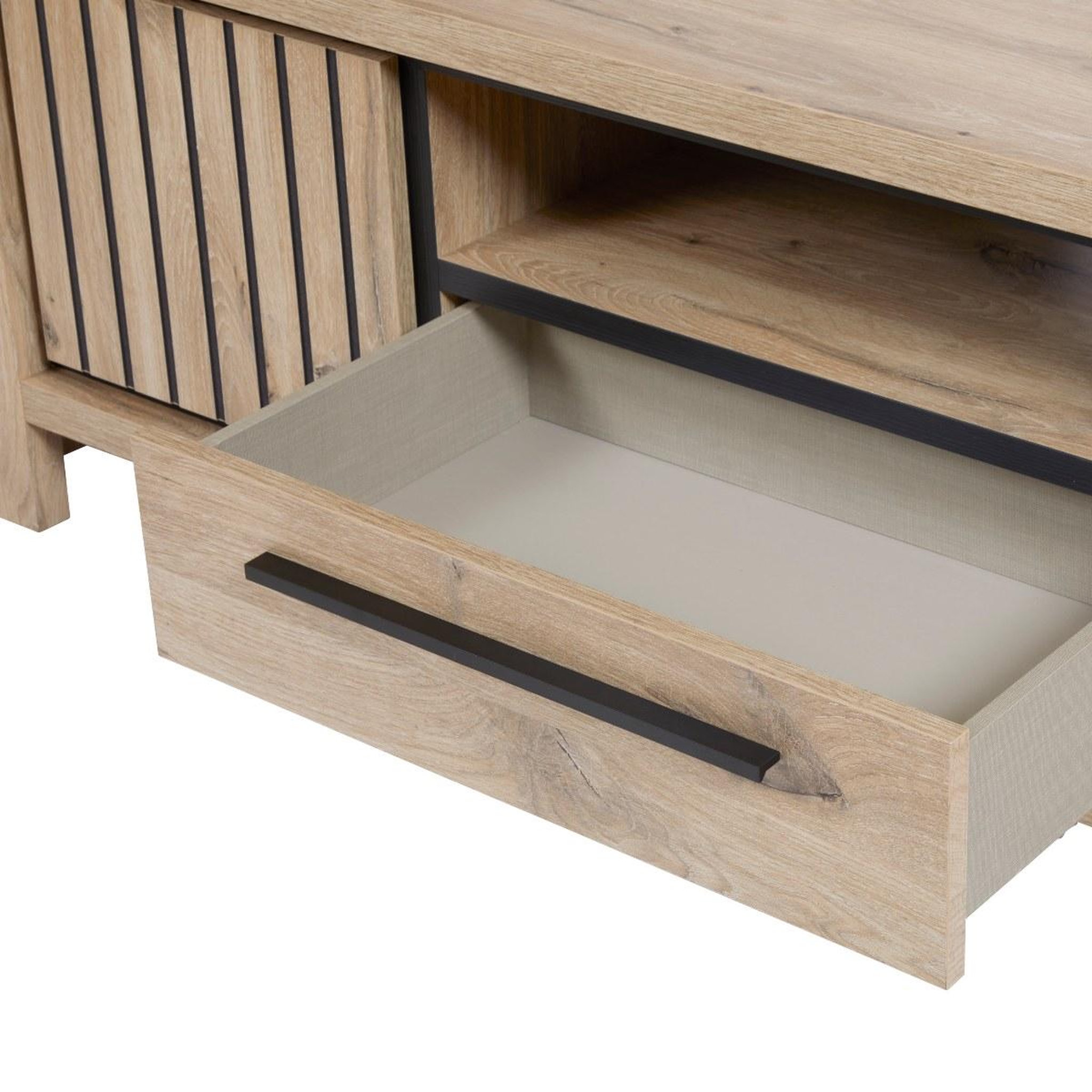 Voir la diapositive 5 : JLC KREATION Grand meuble tv industriel 170cm santorini