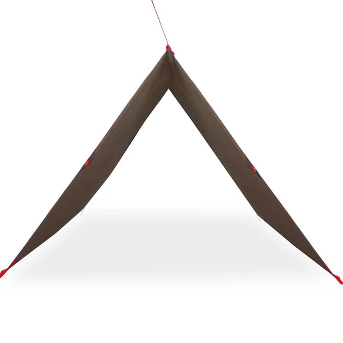 VIDAXL Bache de camping marron 306x306 cm impermeable