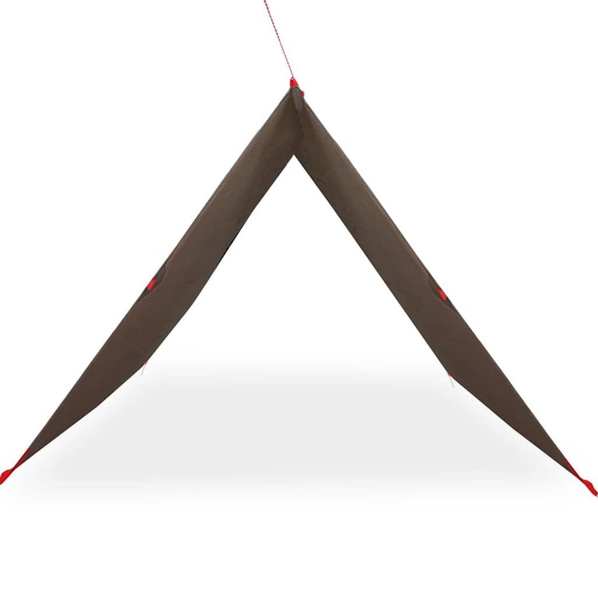 VIDAXL Bache de camping marron 306x306 cm impermeable