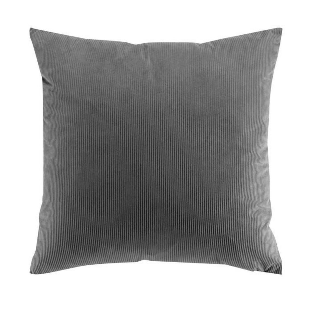Paris Prix Coussin Déco en Velours  Casual  50x50cm Anthracite