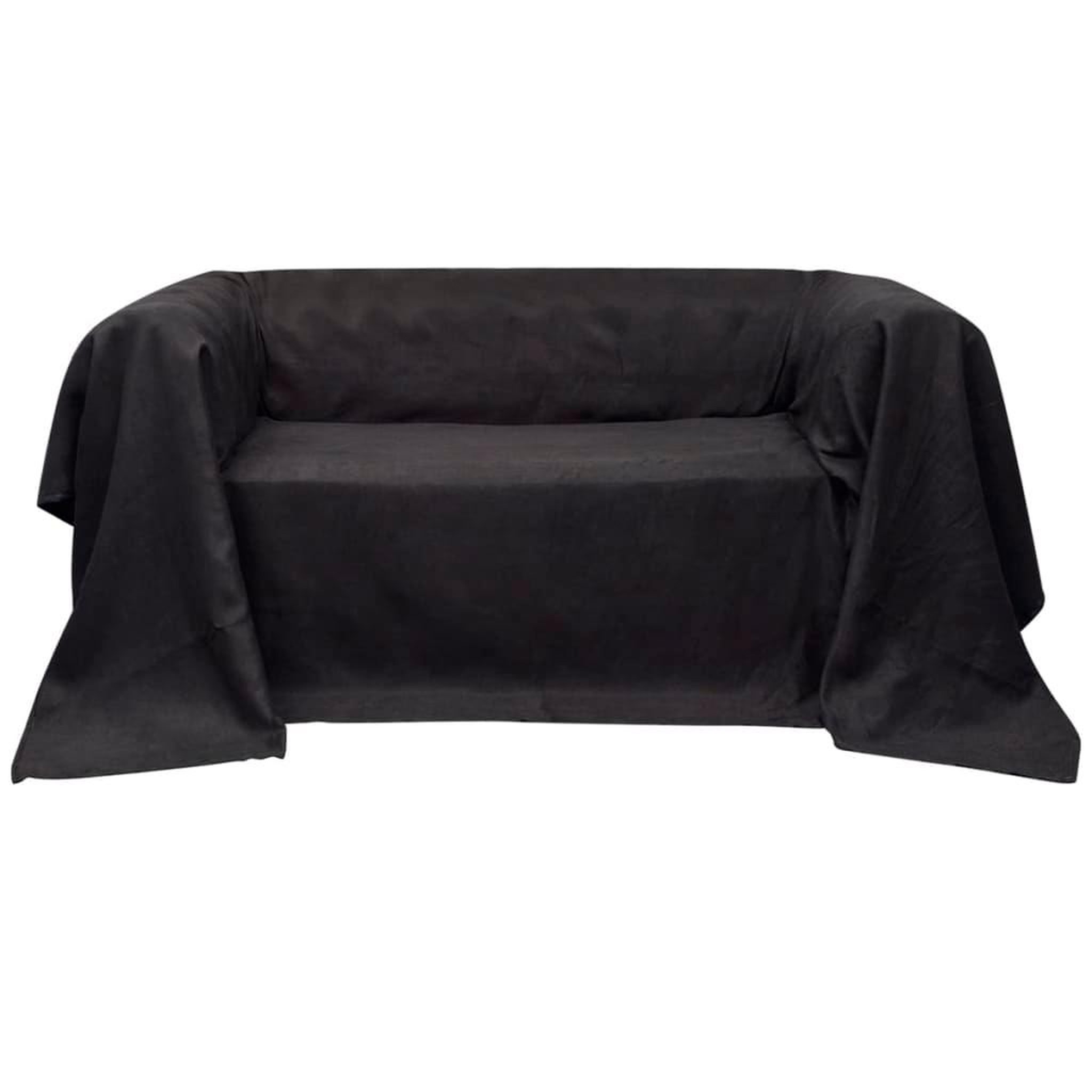 VIDAXL Housse de canape Micro-suede Anthracite 140x210 cm
