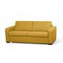 Voir la diapositive 3 : Canapé convertible système couchage express matelas 160x200 13cm 3 places en tissu  DYLAN 