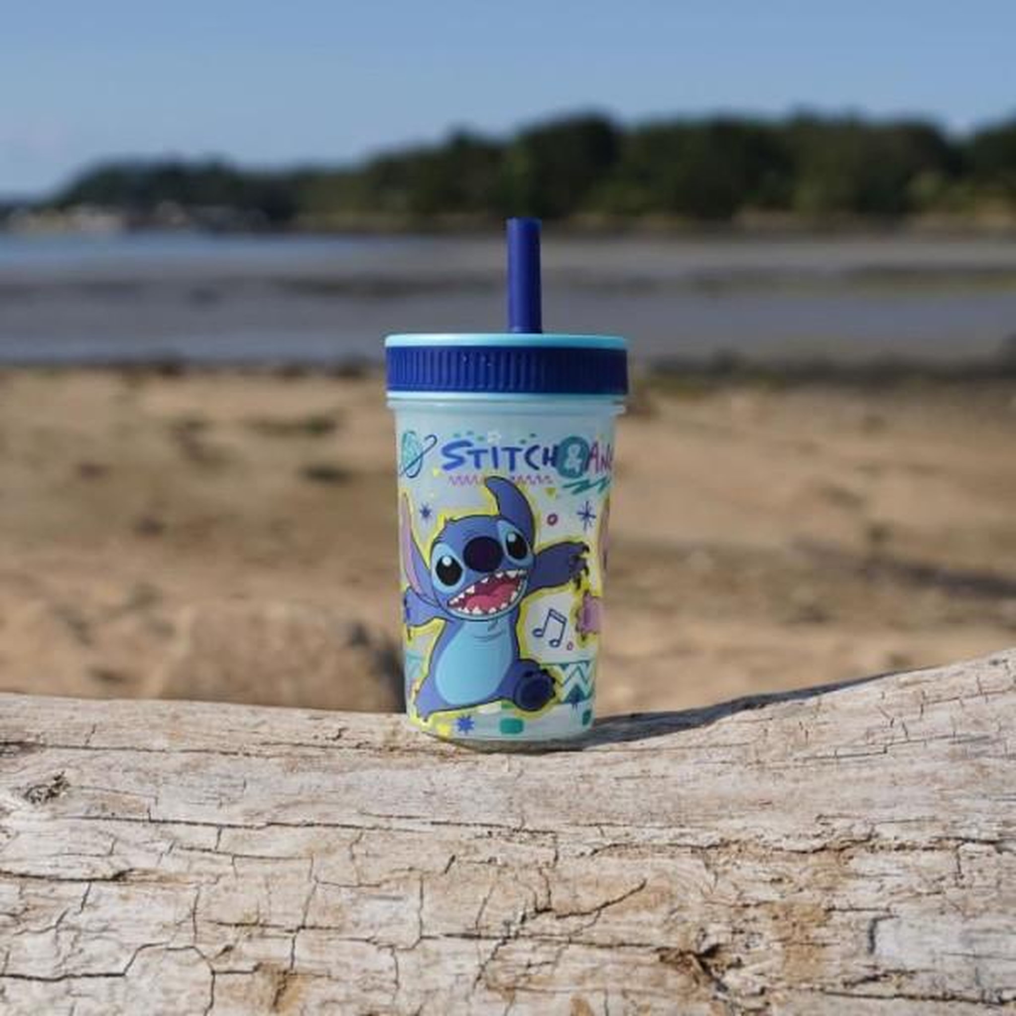 Voir la diapositive 6 : THERMOBABY Gobelet a paille - thermobaby - lilo & stitch - 420 ml - anti-fuite - sans bpa
