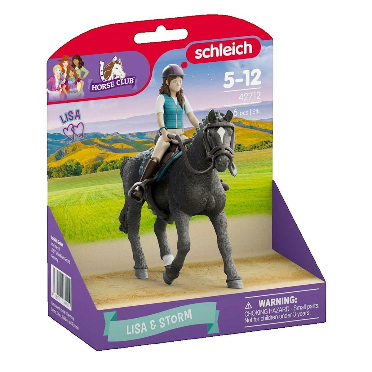 Schleich Figurine Schleich Horse Club Lisa & Storm réaliste multicolore