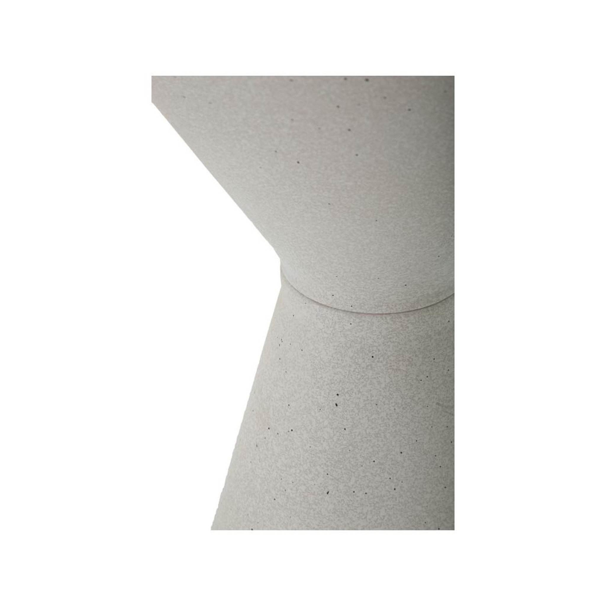 Voir la diapositive 4 : Paris Prix Table d'appoint effet marbre  alana  63cm blanc