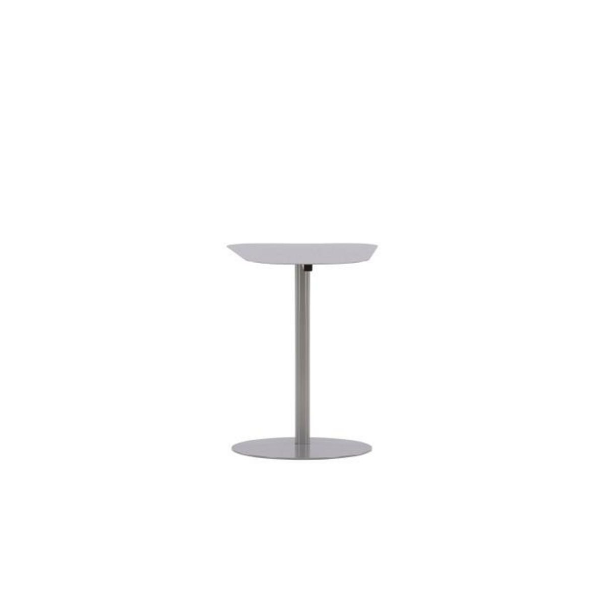 Paris Prix Table d'Appoint Design  San Jose  50cm Gris Clair