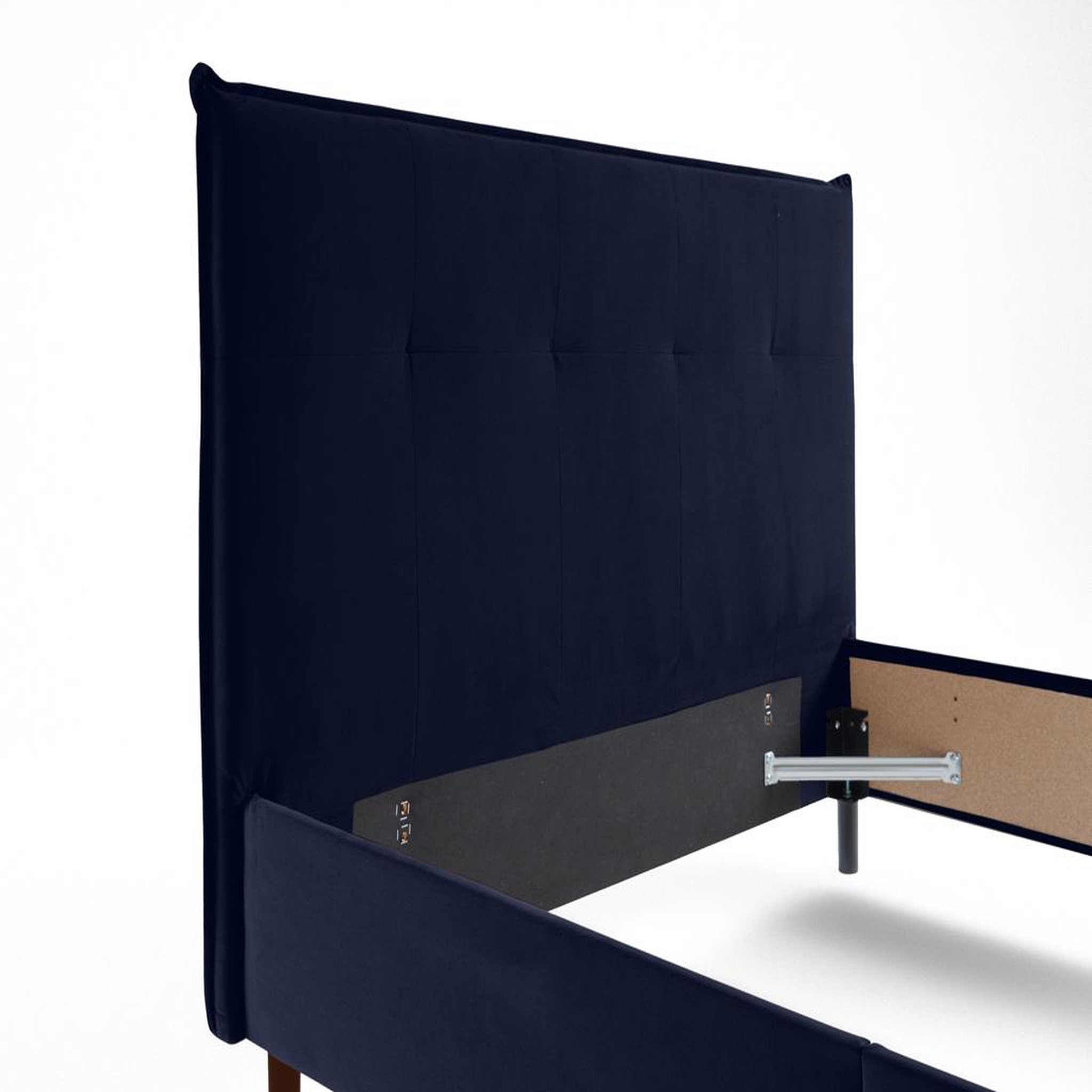 Voir la diapositive 3 : BEST MOBILIER Dali - cadre de lit - 160x200 - en velours