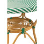 Voir la diapositive 3 : Paris Prix Table à Manger en Rotin  Danial  90cm Vert Foncé