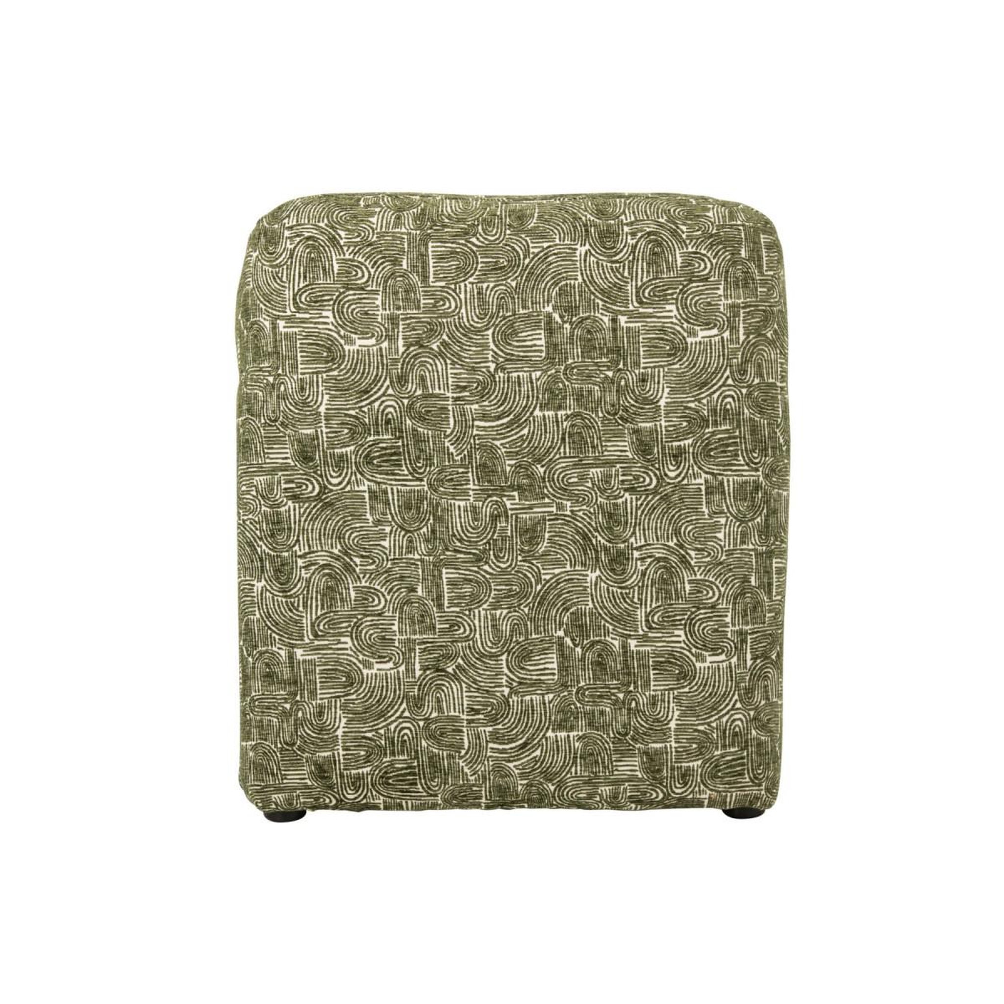 Voir la diapositive 4 : J-LINE Fauteuil design organique  margo  87cm vert foncé
