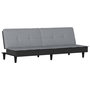 Voir la diapositive 2 : VIDAXL Canape-lit a gris clair tissu