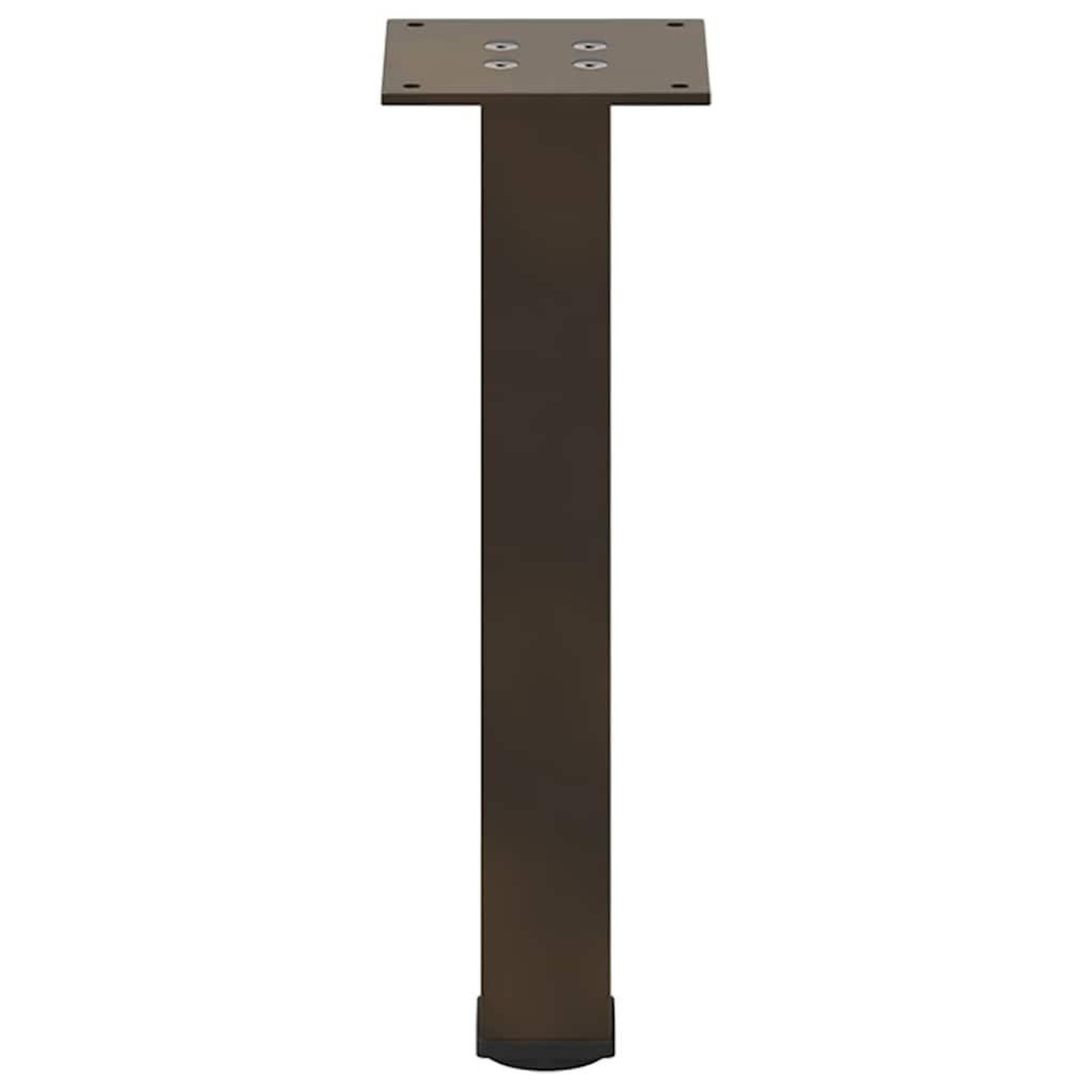 Voir la diapositive 5 : VIDAXL Pieds de table basse acier naturel 4 pcs 42-44 cm acier