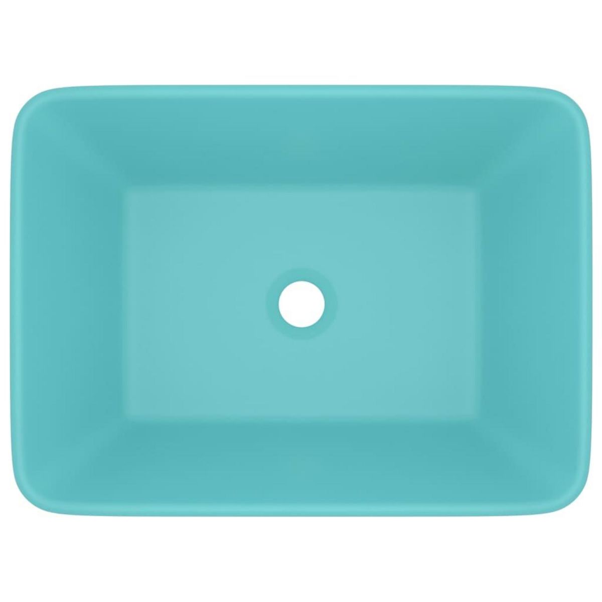 VIDAXL Lavabo de luxe Vert clair mat 41x30x12 cm Ceramique