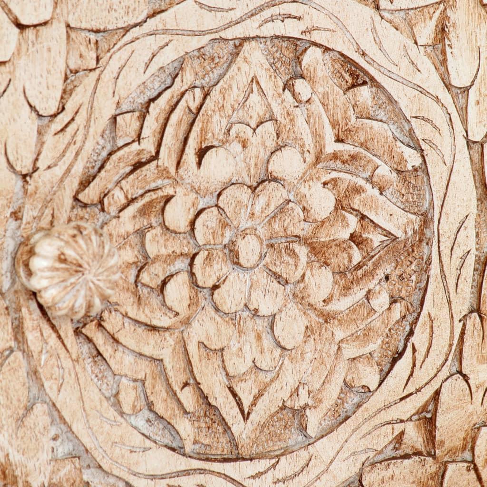 Voir la diapositive 5 : VIDAXL Table de chevet 40x30x50 cm Bois de manguier massif