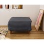 Voir la diapositive 2 : BEST MOBILIER Cristal - pouf modulable - 65 cm - en fausse fourrure côtelée