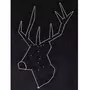 Graine créative Coffret String Art - Tableau noir Cerf art filaire 30 x 22 cm
